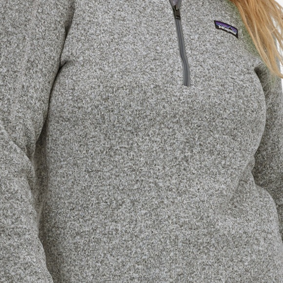 BNWOT Patagonia Women’s Better Sweater 1/4 ZIP BIRCH WHITE Size:M - Picture 2 of 7